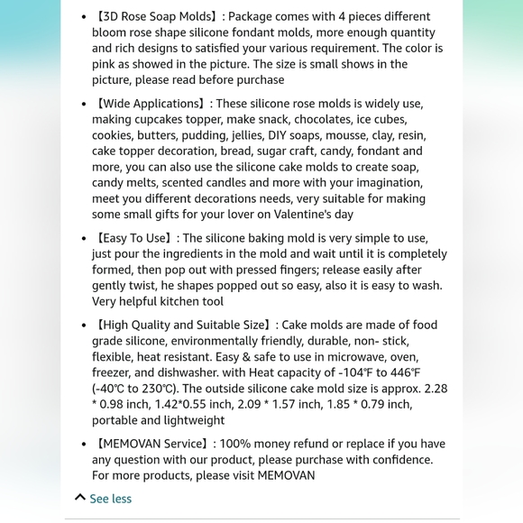 3 FLOWER CANDKE MOLDS - Picture 4 of 4